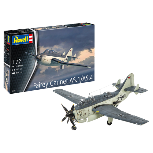 Revell Fairey Gannet AS.1/AS/4 1:72 Scale Model Kit 03775