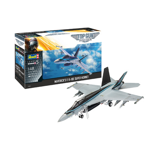 Revell Top Gun Maverick's F/A-18E Super Hornet 1:48 Scale Model Kit 03864