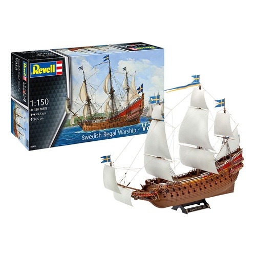 Revell Swedish Regal Warship "Vasa" 1:150 Scale Model Kit 05414