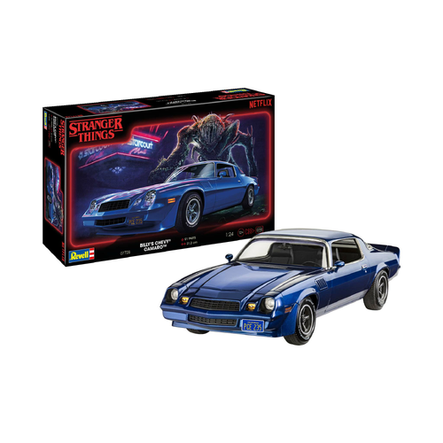 Revell Stranger Things Billy's Chevy Camaro Z/28 1:24 Scale Model Kit 07728