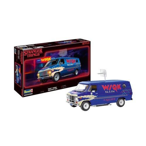 Revell 1:25 Stranger Things GMC WSQK Squawk Van Model Kit 07732