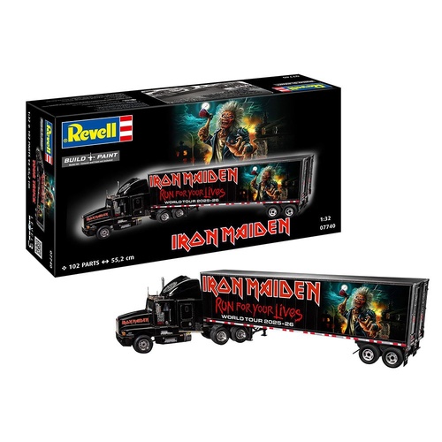 Revell Iron Maiden Tour Truck 1:32 Scale Model Kit 07740