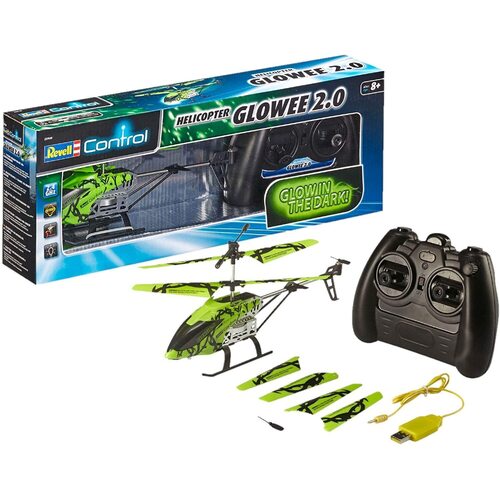 Revell Radio Control Helicopter Glowee 2 RC Remote 23940