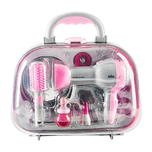 Beauty Case with Braun Hair Dryer Pretend Play Toy ATK5855
