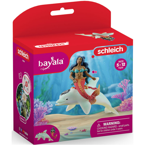 Schleich Bayala Isabelle on Dolphin Toy Figures SC70719