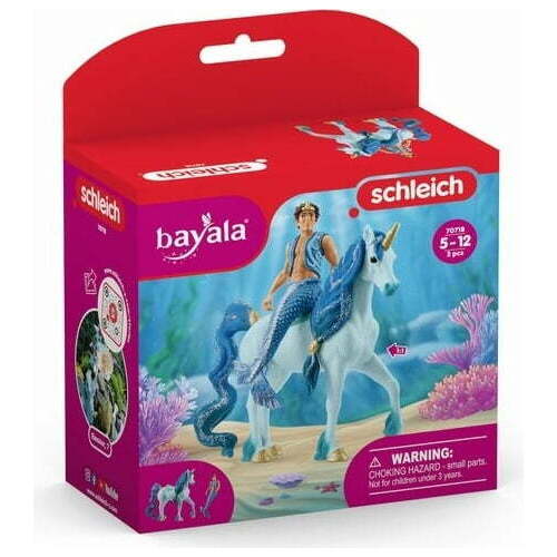 Schleich Bayala Aryon on Unicorn Toy Figure SC70718