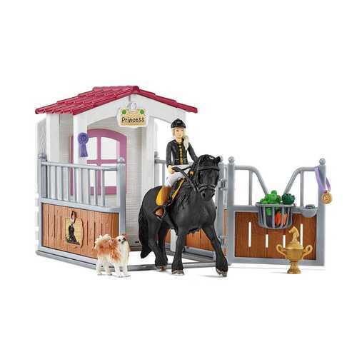 Schleich Horse Stall with Tori and Princess Toy Figure SC42437