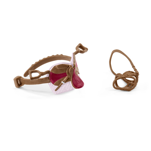 Schleich Horse Club Saddle & Bridle Sofia & Blossom Toy Figure Accessory SC42490