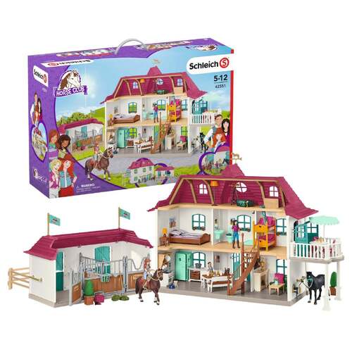 Schleich Lakeside Country House and Stable Toy Figure Playset SC42551