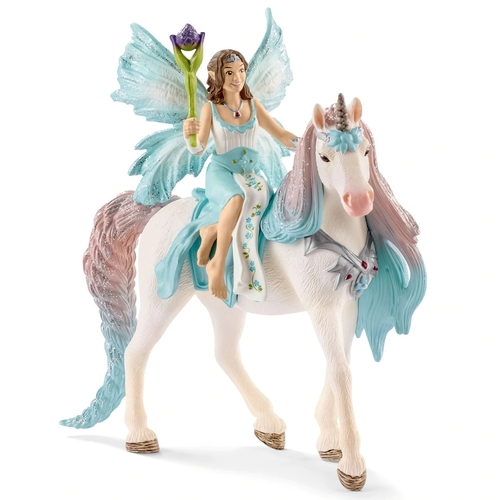 Schleich Bayala Fairy Eyela With Princess Unicorn Toy Figure SC70569