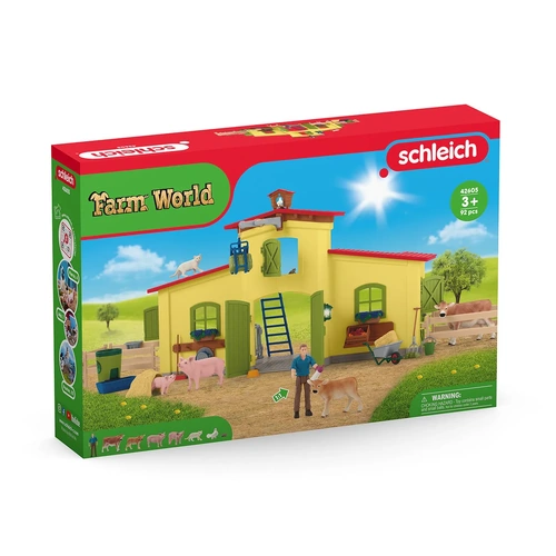 Schleich Farm World Large Farm with Animals & Accessories SC42605