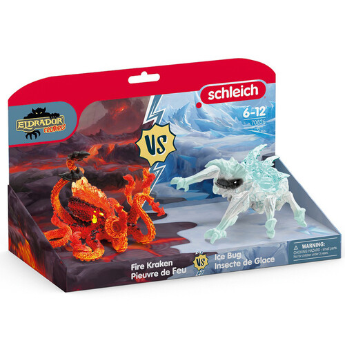 Schleich Eldrador Creatures Fire Kraken Vs Ice Bug SC70826 **