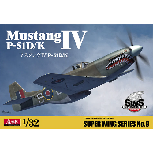 Zoukei Mura Mustang IV P-51D/K 1:32 Scale Model Kit SWS09