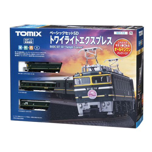 Tomix Basic Set SD "Twilight Express" Train Set N Gauge 90172
