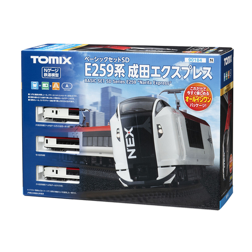 Tomix Basic Set SD E259 "Narita Express" Train Set N Gauge 90184