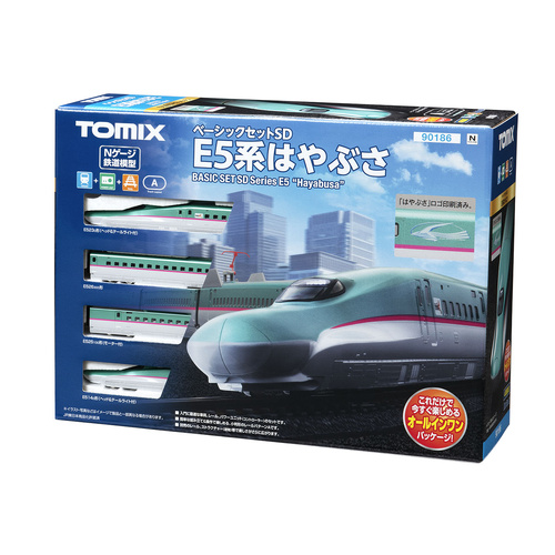 Tomix N Starter Set SD E5 Hayabusa TMX90186