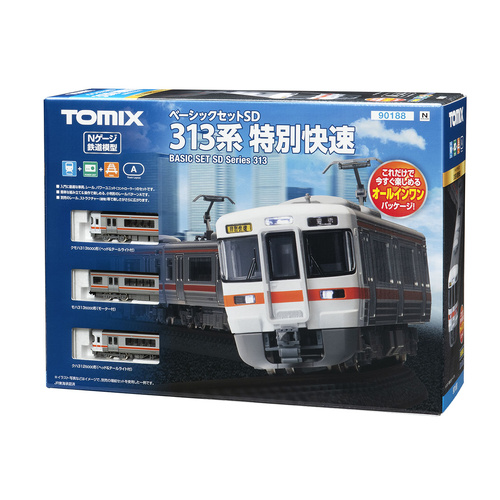 Tomix N Starter Set SD 313 Special Rapid Express TMX90188