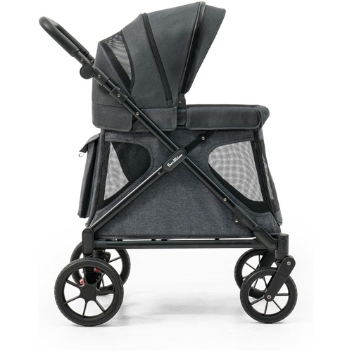 Familidoo Q1 2.0 Multi-use Wagon Charcoal Grey with Accessories Bundle