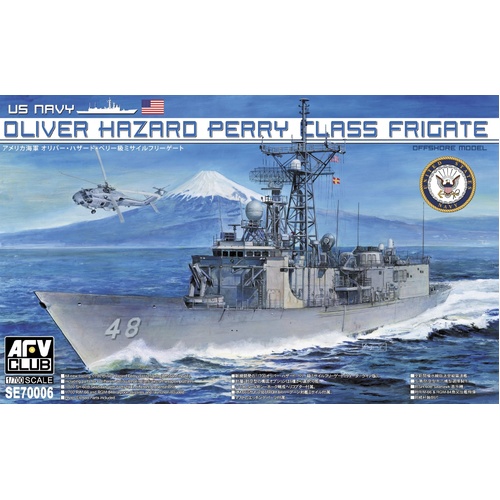 AFV Club Oliver Hazard Perry Class Frigate - Aus Decals 1:700 Scale Model Kit 70006