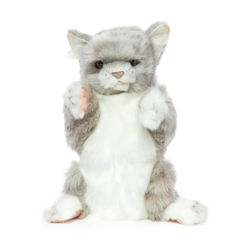 Hansa Jacquard Cat Puppet 30cm HC7163