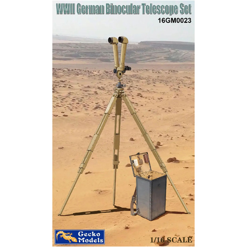 Gecko 1:16 Scale WWII German Binocular Telescope Model Kit GM16023