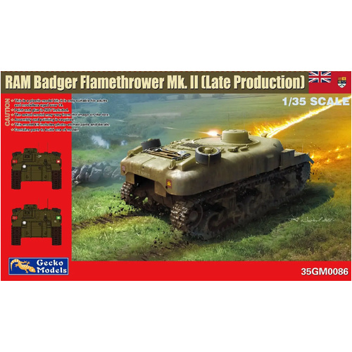 Gecko 1:35 Scale Ram Badger Flamethrower Mk.II (Late Production) GM35086