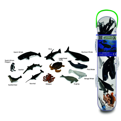 CollectA Marine V2 Sea Animals 12pc Gift Set Toy Figures A1108