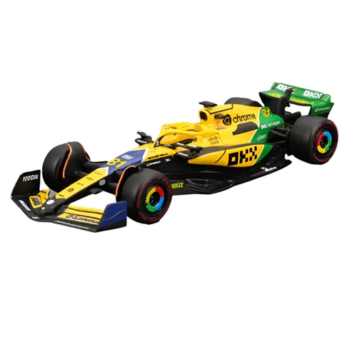 Bburago Race 2024 McLaren F1 Senna Livery Driver #81 Piastri WB 1:43 Scale Diecast 1894