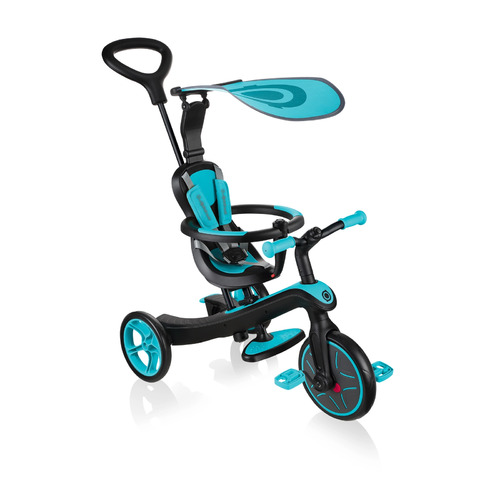 Globber Explorer Trike 4 in 1 All-in-one Trike & Balance Bike - Teal 632-105-2-AUS