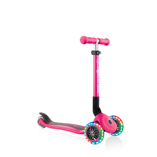 Globber Junior FOLDABLE LIGHTS - FUCHSIA 437-110
