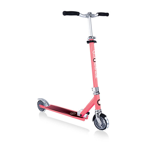 Globber Flow Element Scooter With Lights - Coral Pink 721-177