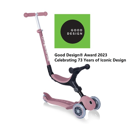 Globber ECOLOGIC GO UP Foldable Plus Convertible Scooter - Berry 694-510
