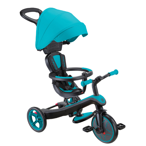 Globber Explorer 4in1 All-in-one Trike & Balance Bike - Teal 634-105
