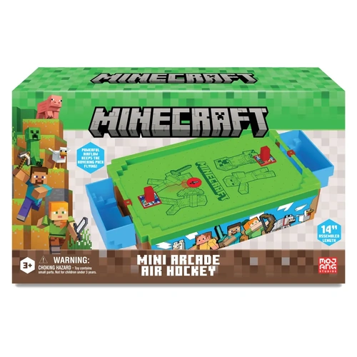 Minecraft Mini Arcade Air Hockey Game - Overworld MC2502MS