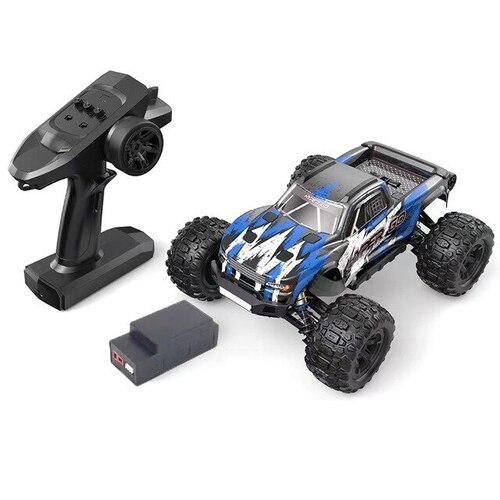 MJX R/C Hyper Go RTR Brushed RC Monster Truck with GPS - Blue/White/Black H16H-1