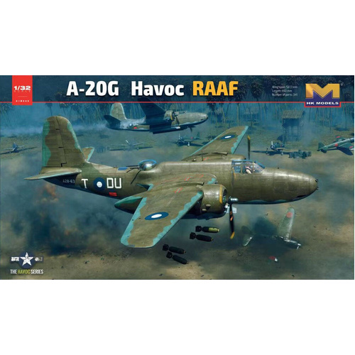 HK Models A-20G Havoc RAAF 1:32 Scale Model Kit HK01E042