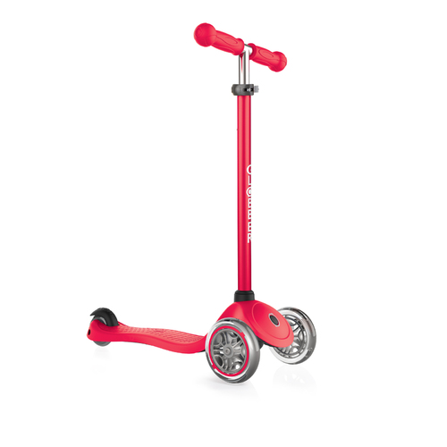 Globber Primo Kids Three Wheeled Scooter - Red 422-102-3**