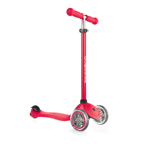 Globber Primo Kids Three Wheeled Scooter - Red 422-102-3