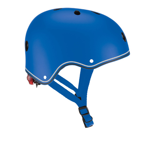 Globber Primo Kids ABS Helmet w/ Flashing LED Light XS/S - 48-53cm - Navy Blue 505-100