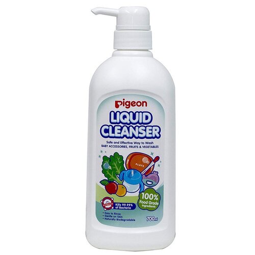 Pigeon Liquid Cleanser 700ml for Baby Bottles, teats etc, Fruits and Vegetables PAM960
