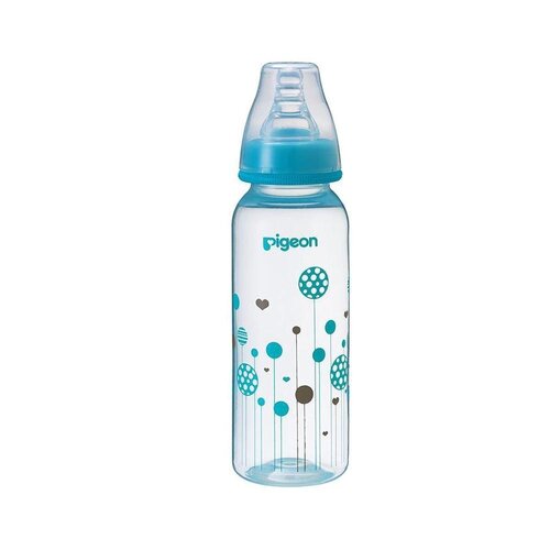 Pigeon Flexible Bottle PP 240ml Blue Balloon PBA115