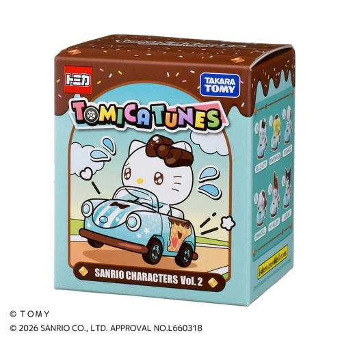 Tomica Dream Tunes Sanrio Hello Kitty & Friends Characters Vol.2 077831; One Supplied