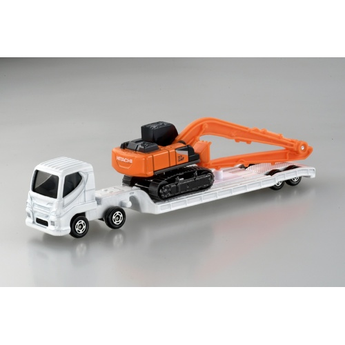 Tomica Box 143: Hitachi Construction Machinery Excavator ZX210-7 SLF & Transporter 917694