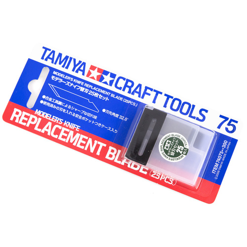 Tamiya Modeller's Knife Replacement Blade 25pcs T74075