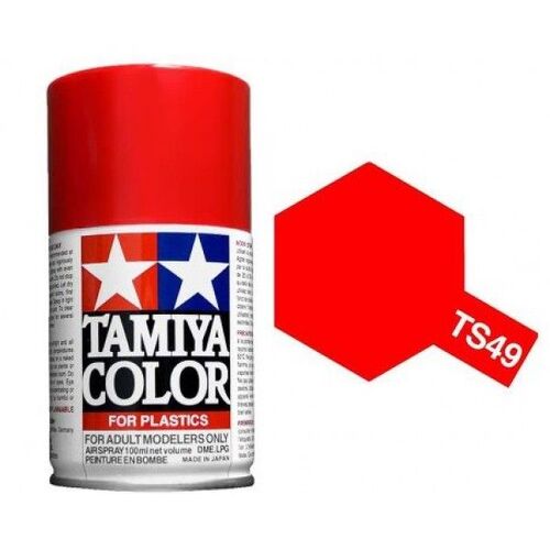 Tamiya Spray Paint TS-49 [Colour: Bright Red]