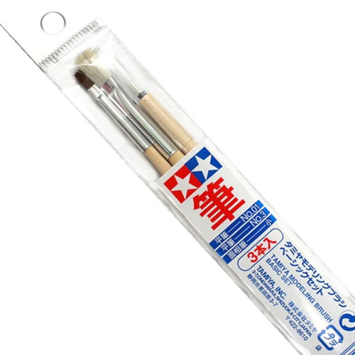 Tamiya Modelling Brush Basic Set T87066