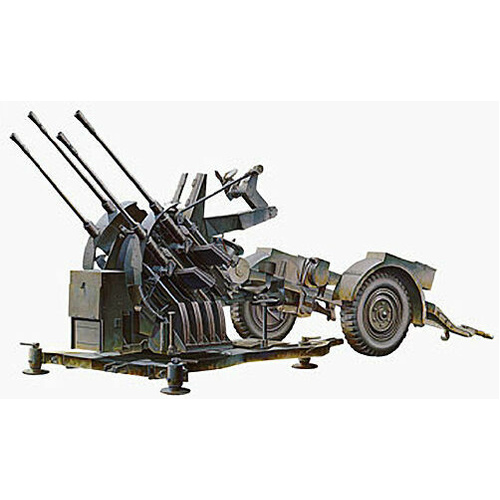 Tamiya Plastic Model Kit German 20mm Flakvierling 38 1:35 scale 35091
