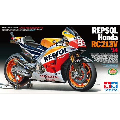 Tamiya Repsol Honda RC213V '14 1:12 Scale Model Kit 14130