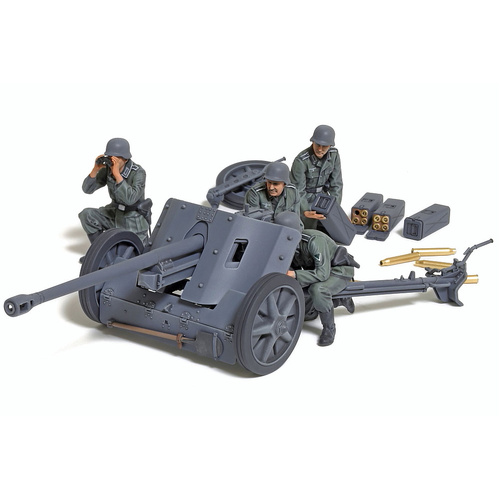 Tamiya German 5cm Anti-Tank Gun (Pak38) 1:35 Scale Model Kit 35392