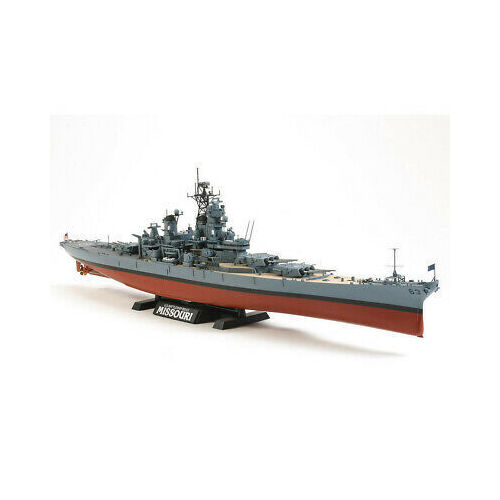 Tamiya U.S. Battleship BB-63 Missouri Circa 1991 Plastic Model Kit 1:350 Scale 78029